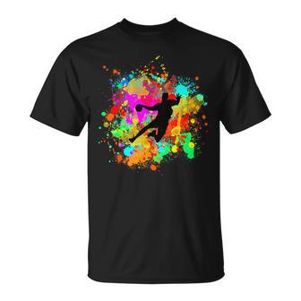樹脂ボール付きのクールなハンドボールプレーヤー Tシャツ - Kawaiitshirt