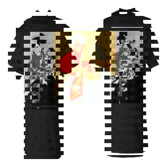 歌舞伎 俳優 日本劇出演者 四世片岡市蔵 上使の弁慶 役者絵 Tシャツ - Kawaiitshirt