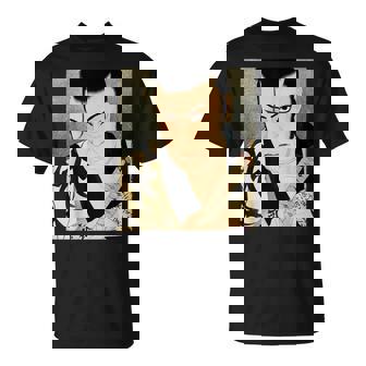 歌舞伎 演劇 俳優 サムライ 俊泉 日本のビンテージアート Tシャツ - Kawaiitshirt