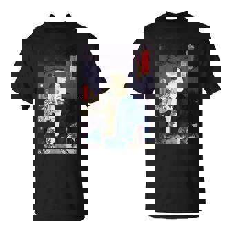 武士 歌舞伎 ヴィンテージ 日本の浮世絵 木版画 Tシャツ - Kawaiitshirt