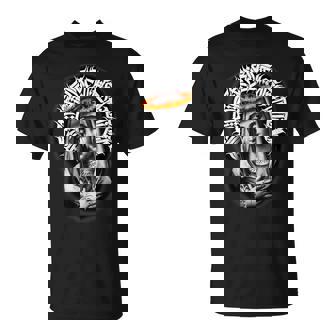 母マリア タトゥー Blessed Pray ゴシック Tシャツ - Kawaiitshirt