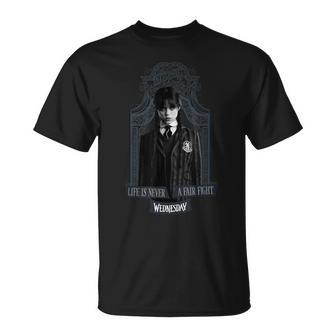 水曜シリーズ 水曜日の人生は決してフェアファイト Tシャツ - Kawaiitshirt