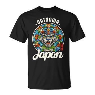 沖縄ジャパン シーサー ライオンガーディアン 和 カタカナ お土産 Tシャツ - Kawaiitshirt