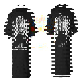 沖縄島ジャパン うちなちゅう 琉球 ビンガタ 沖縄紅型びんがた Tシャツ - Kawaiitshirt