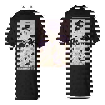 浮世絵 美人 ユーモア アート 絵 漢字 日本 Tシャツ - Kawaiitshirt