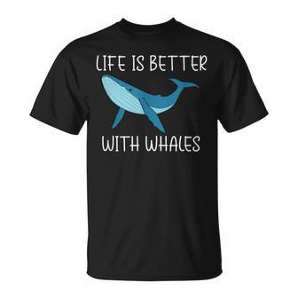 海 自然を愛する人 鯨のいる生活 Tシャツ - Kawaiitshirt