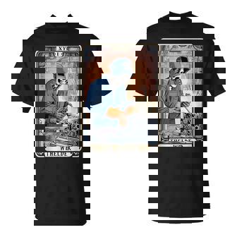 溶接機 溶接 タロット カード スケルトン 面白い 金属製 労働者 Tシャツ - Kawaiitshirt