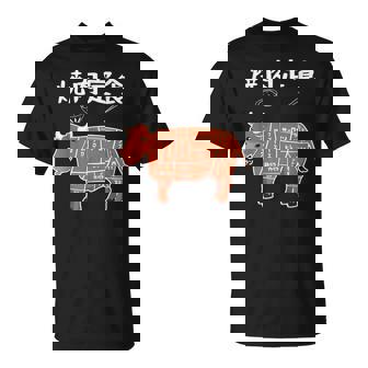 焼肉定食 おもしろ デザイン 牛肉部位イラストデザイン Tシャツ - Kawaiitshirt