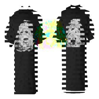 犬 カラフル ラブラドゥードル Tシャツ - Kawaiitshirt