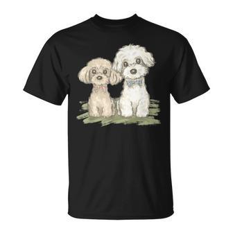 犬 トイプードル かわいい いぬ 子犬 ペット おもしろ 動物 イラスト Tシャツ - Kawaiitshirt