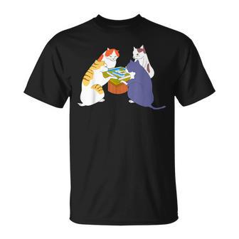 猫 ネコ 麻雀 面白いtシャツ 文字入り メンズ おもしろ 面白い 服 おもしろグッズ ネタ 雀士 Tシャツ - Kawaiitshirt
