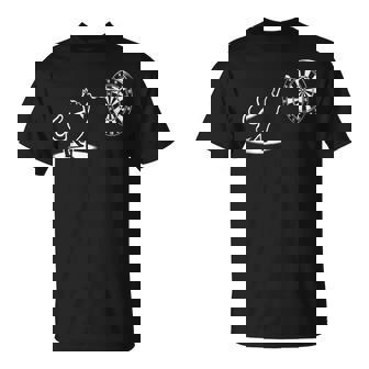 猫 遊び ダーツ 面白い 猫好き 子猫 ダーツプレーヤー Tシャツ - Kawaiitshirt