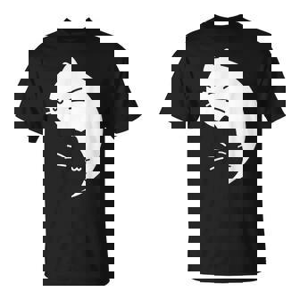 猫 陰陽 反対 調和 エネルギー 子猫 Tシャツ - Kawaiitshirt