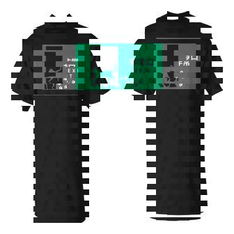 猫 非常口 個性的 面白い ネタ ギャグ ボケ 笑える Tシャツ - Kawaiitshirt