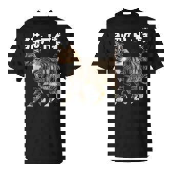 猫の下僕 猫写真 キジトラ白 猫好き 猫ネタ 猫しもべ ツンデレ 猫飼い 猫オーナー 猫依存症 おもしろ Tシャツ - Kawaiitshirt