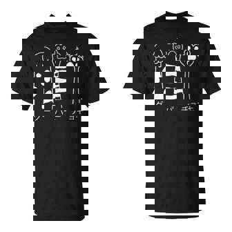 猫の肉球で遊ぶじゃんけんデザイン猫好き向け Tシャツ - Kawaiitshirt