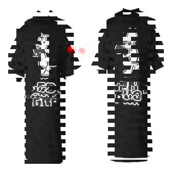 猫パンチ ねこボクシング Neko Punch【どうぶつ フレンズ】ポップ ゆるくて かわいい イラスト Tシャツ - Kawaiitshirt