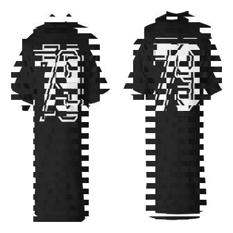 番号 79インチ ホワイト Tシャツ - Kawaiitshirt