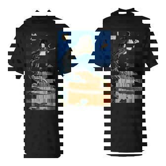 番町皿屋敷 百物語 怪談 葛飾 北斎 お皿のマンション お菊 日本美術 ハロウィン Tシャツ - Kawaiitshirt