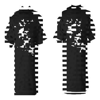 白い星 星柄 デザイン コスチューム ギフト 男性 女性 子供 Tシャツ - Kawaiitshirt