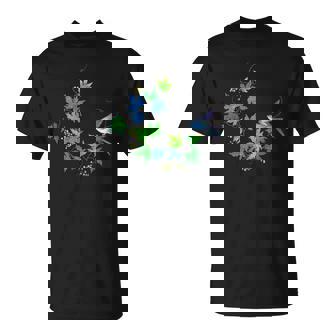 碧い楓 碧い鳥 Tシャツ - Kawaiitshirt