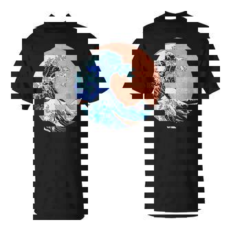 神奈川の偉大な波 日本製 Tシャツ - Kawaiitshirt