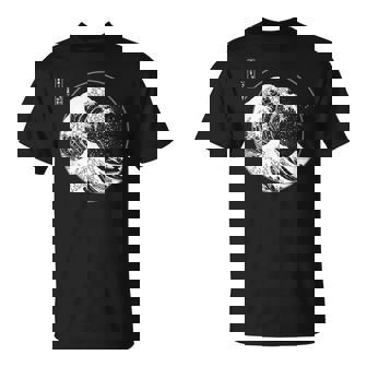 神奈川沖大波 北斎日本美術 Tシャツ - Kawaiitshirt