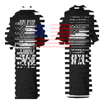 私が脅威だと判断した私の代名詞を試してみる私 Tシャツ - Kawaiitshirt