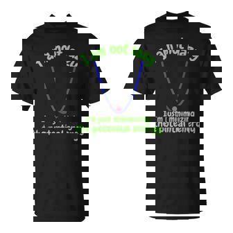 私は怠け者じゃなくて、ポテンシャルエネルギーを最小化しているだけです、おかしい Tシャツ - Kawaiitshirt