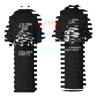 私は未来の警察官キッド・ポリス・ヤング・パトカー Tシャツ - Kawaiitshirt
