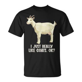 私は本当にヤギが好きです Tシャツ - Kawaiitshirt