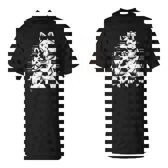 秋田犬 グラフィックtシャツ レディース メンズ Tシャツ - Kawaiitshirt