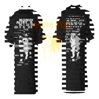 秋田犬 解剖学 甘い説明 秋田犬 Tシャツ - Kawaiitshirt