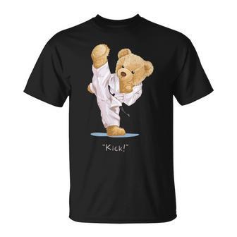 空手 子供用 テディベア テコンドー ボーイズ メンズ Tシャツ - Kawaiitshirt