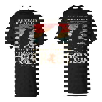 簡単に気を散らせるカエルのヴィンテージなカエル愛好家。 Tシャツ - Kawaiitshirt