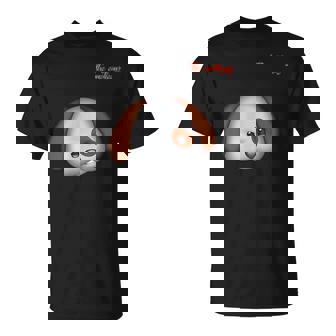 絵文字しかめっ面の怒った犬の顔 Tシャツ - Kawaiitshirt