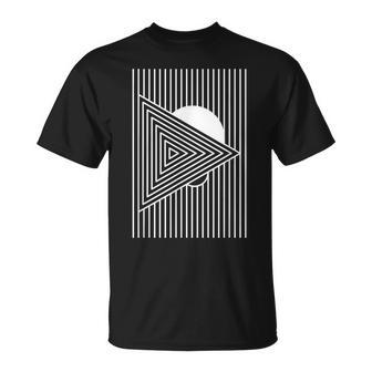 美しいサマーファッション ミニマリスト 抽象アート 幾何学模様 Tシャツ - Kawaiitshirt