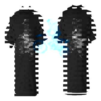 美的シルエット星宇宙スタントアートギャラクシーモトクロス Tシャツ - Kawaiitshirt