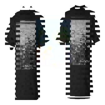 聖フランシスコ 鳥への説教 ジョット作 1299 Tシャツ - Kawaiitshirt