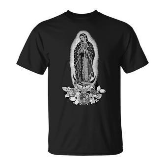 聖母デグアダルーペ 聖マリア キリスト教徒、カトリック教徒向け Tシャツ - Kawaiitshirt