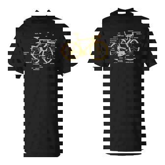 自転車 サイクリング 解剖学 ロードバイク パーツ バイク サイクリング サイクリング Tシャツ - Kawaiitshirt