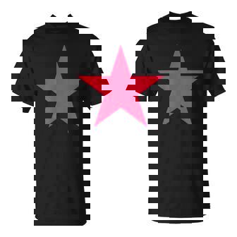 複数の色の風船ガムピンクの星 Tシャツ - Kawaiitshirt