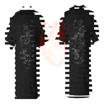 解剖学 心臓 心臓病 看護師 循環器専門医 心電図 循環器学 Tシャツ - Kawaiitshirt