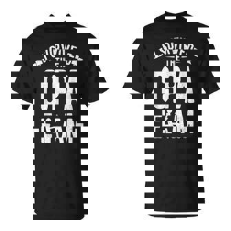 認定公共会計士 Iurvived The Cpa 試験 Cpa Tシャツ - Kawaiitshirt