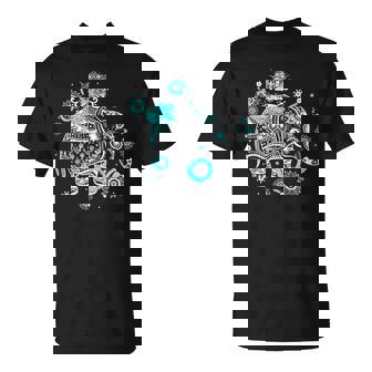 象のギフト タイアート 幸運のタイ ビンテージグラフィック Tシャツ - Kawaiitshirt