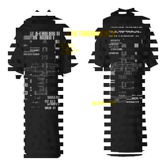 軍用機 A-10 Thunderbolt Ii Warthog Usaf Tシャツ - Kawaiitshirt