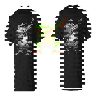 軽くたたくカエルの面白い動物のダンスギフト 男の子と女の子向け Tシャツ - Kawaiitshirt