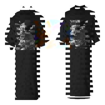 遊び心のあるヨークシャーテリア犬 ポップアート 誇り高きヨーキーオーナーズ Tシャツ - Kawaiitshirt