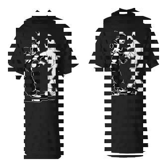 道化師のココと幽霊の踊り Tシャツ - Kawaiitshirt