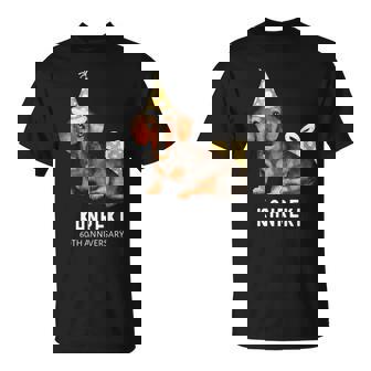 還暦祝い 犬好き 男性 女性 父 母 還暦 お祝い 60歳 かわいい 犬 ダックスフンド おしゃれ 赤色 Tシャツ - Kawaiitshirt